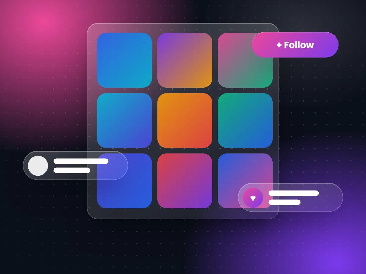 Social media rebrand illustration